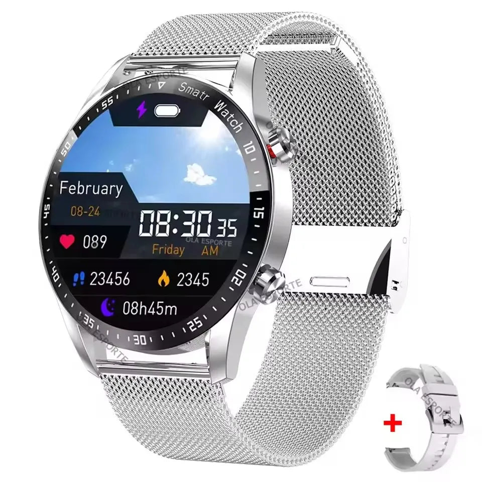 Men's Smart Watch – GPS | Bluetooth Calling | ECG Heart Monitor | Waterproof
