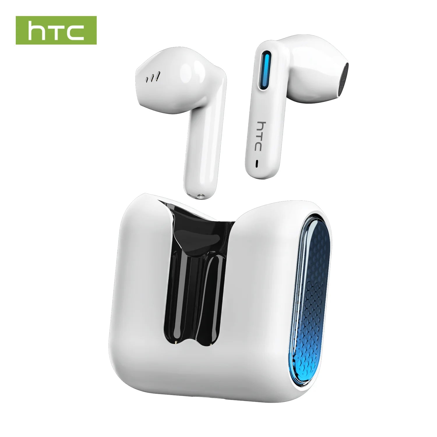HTC NE49 AI Translator Earbuds – 40H Battery | ENC Noise Cancelling | Bluetooth 5.3