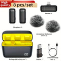 Wireless Lavalier Microphone – Charging Case | Noise Cancelling | iPhone & Android