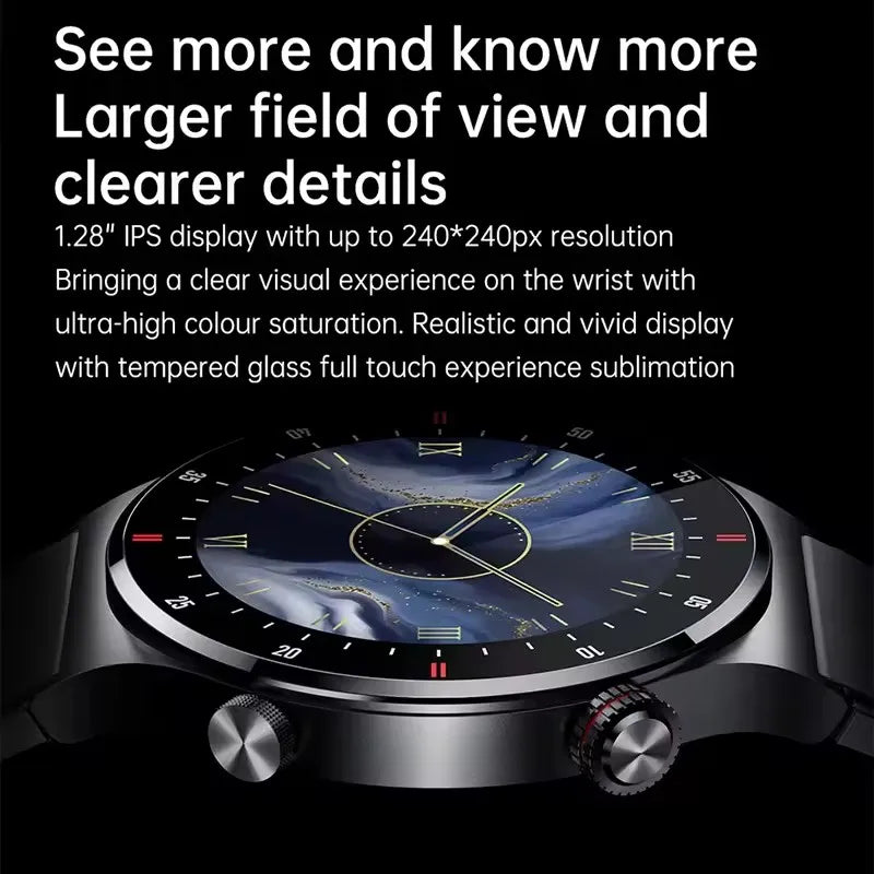 Men's Smart Watch – GPS | Bluetooth Calling | ECG Heart Monitor | Waterproof