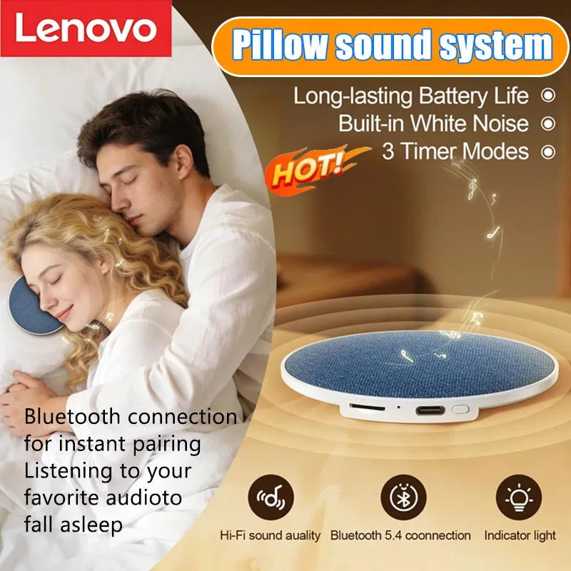 Wireless Pillow Speaker – Sleep Aid | 360° HiFi Sound | Bluetooth 5.4