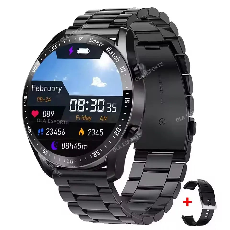 Men's Smart Watch – GPS | Bluetooth Calling | ECG Heart Monitor | Waterproof