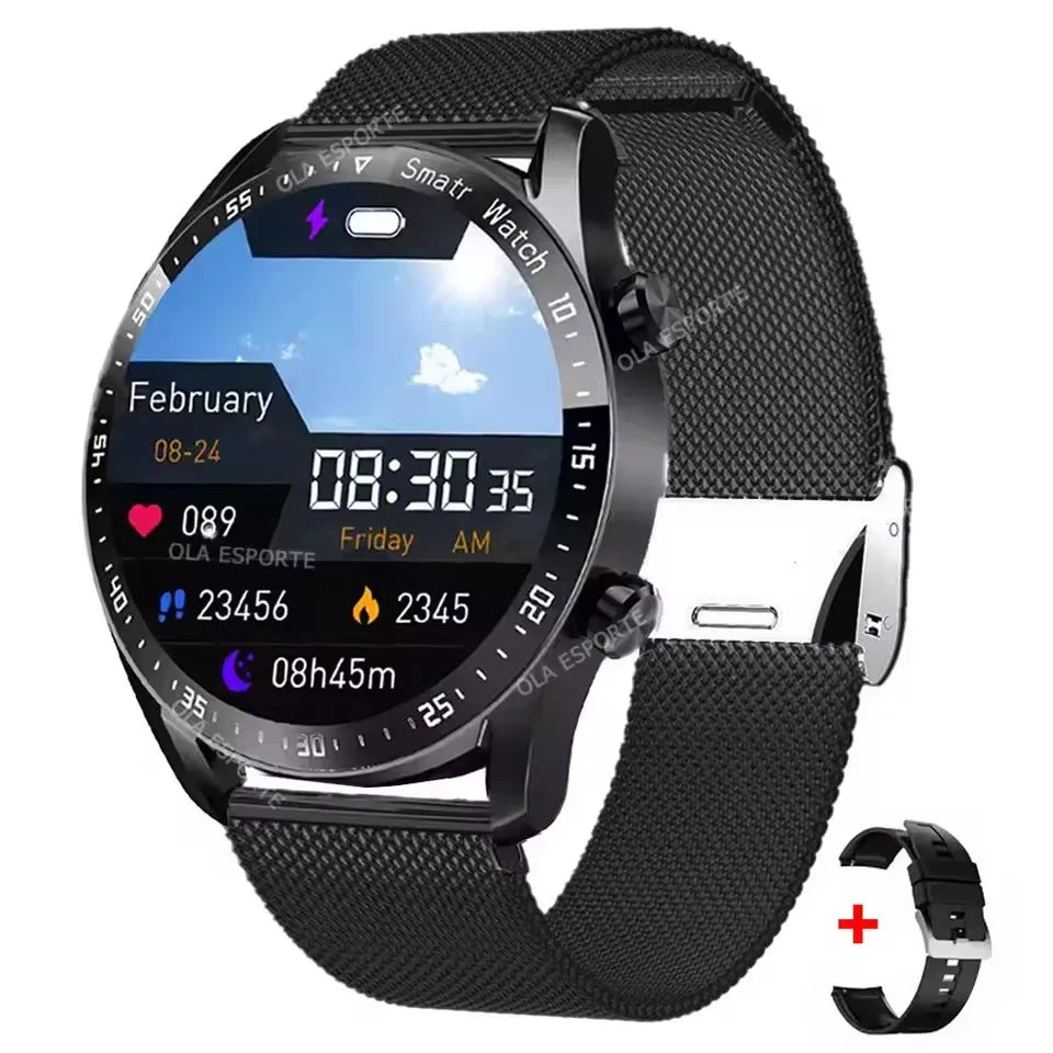 Men's Smart Watch – GPS | Bluetooth Calling | ECG Heart Monitor | Waterproof