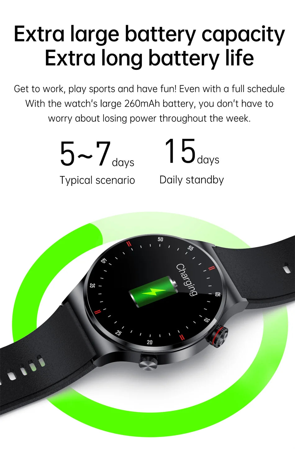 Men's Smart Watch – GPS | Bluetooth Calling | ECG Heart Monitor | Waterproof