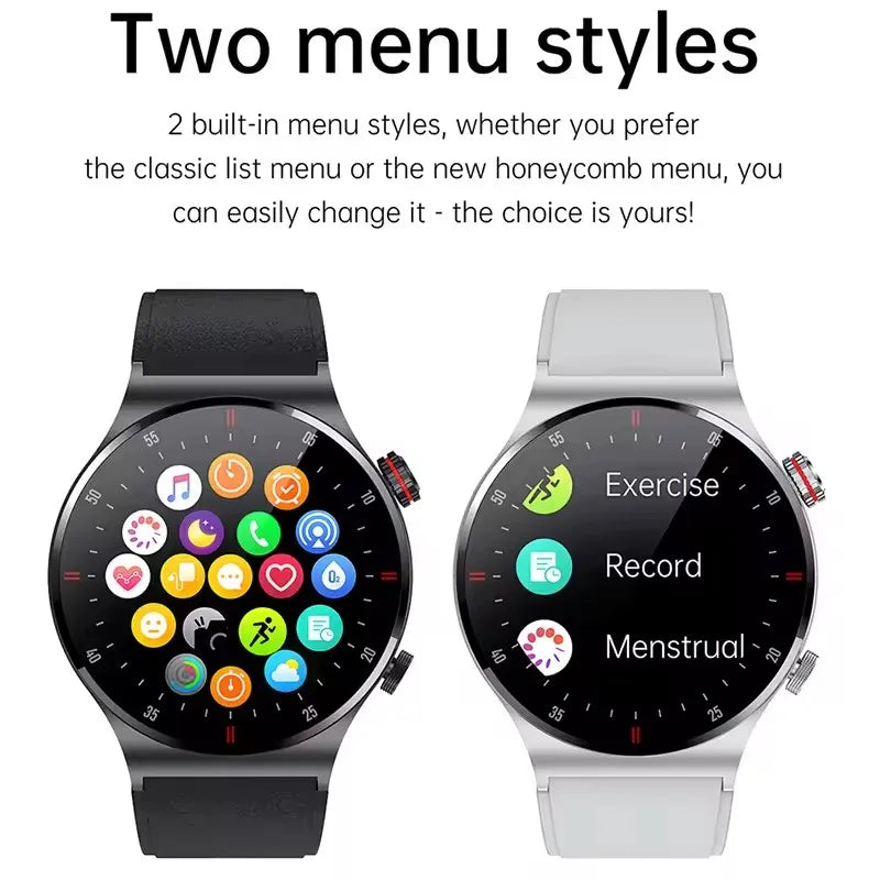 Men's Smart Watch – GPS | Bluetooth Calling | ECG Heart Monitor | Waterproof