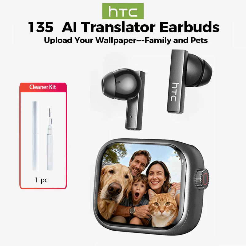 HTC NE40 AI Translator Earphones – Bluetooth | 40H Battery | 144 Languages