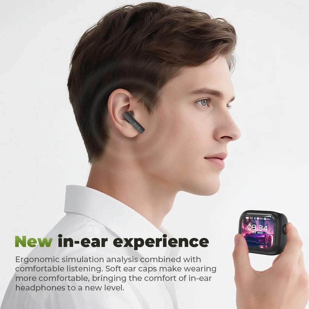 HTC NE40 AI Translator Earphones – Bluetooth | 40H Battery | 144 Languages