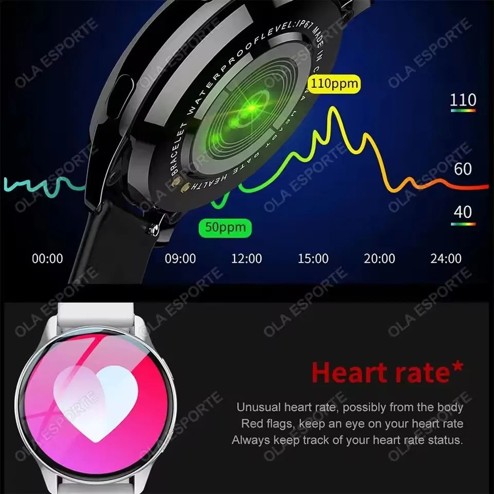 Women's Smart Watch – Bluetooth Calling | Heart Rate & Sleep Monitor | Waterproof
