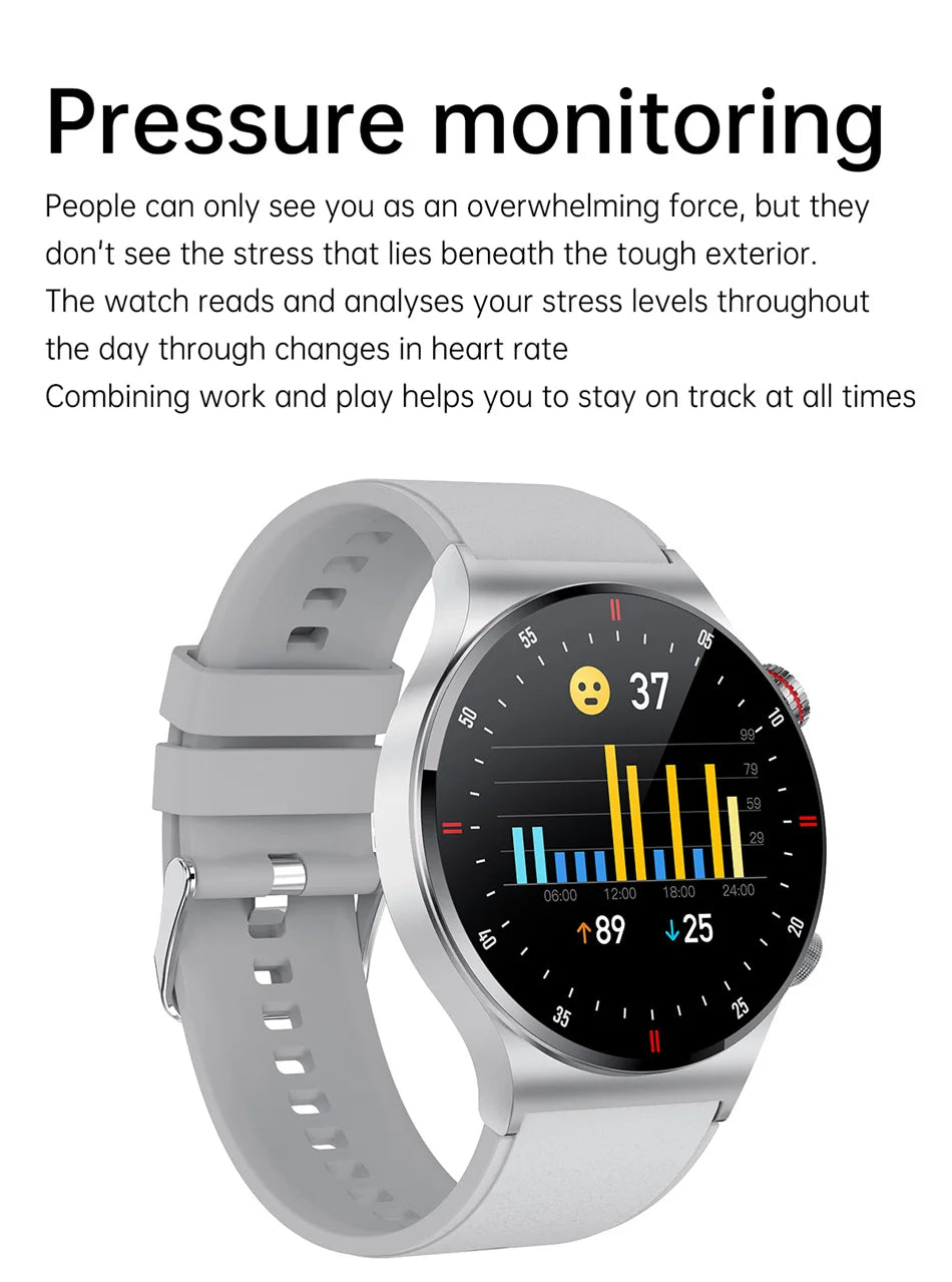 Men's Smart Watch – GPS | Bluetooth Calling | ECG Heart Monitor | Waterproof