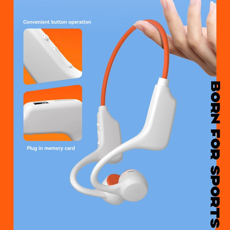 Bone Conduction Headphones IPX8 Waterproof MP3 32GB Bluetooth5.4 Wireless Headphones With Mic Swimming Sports Fitness 2026