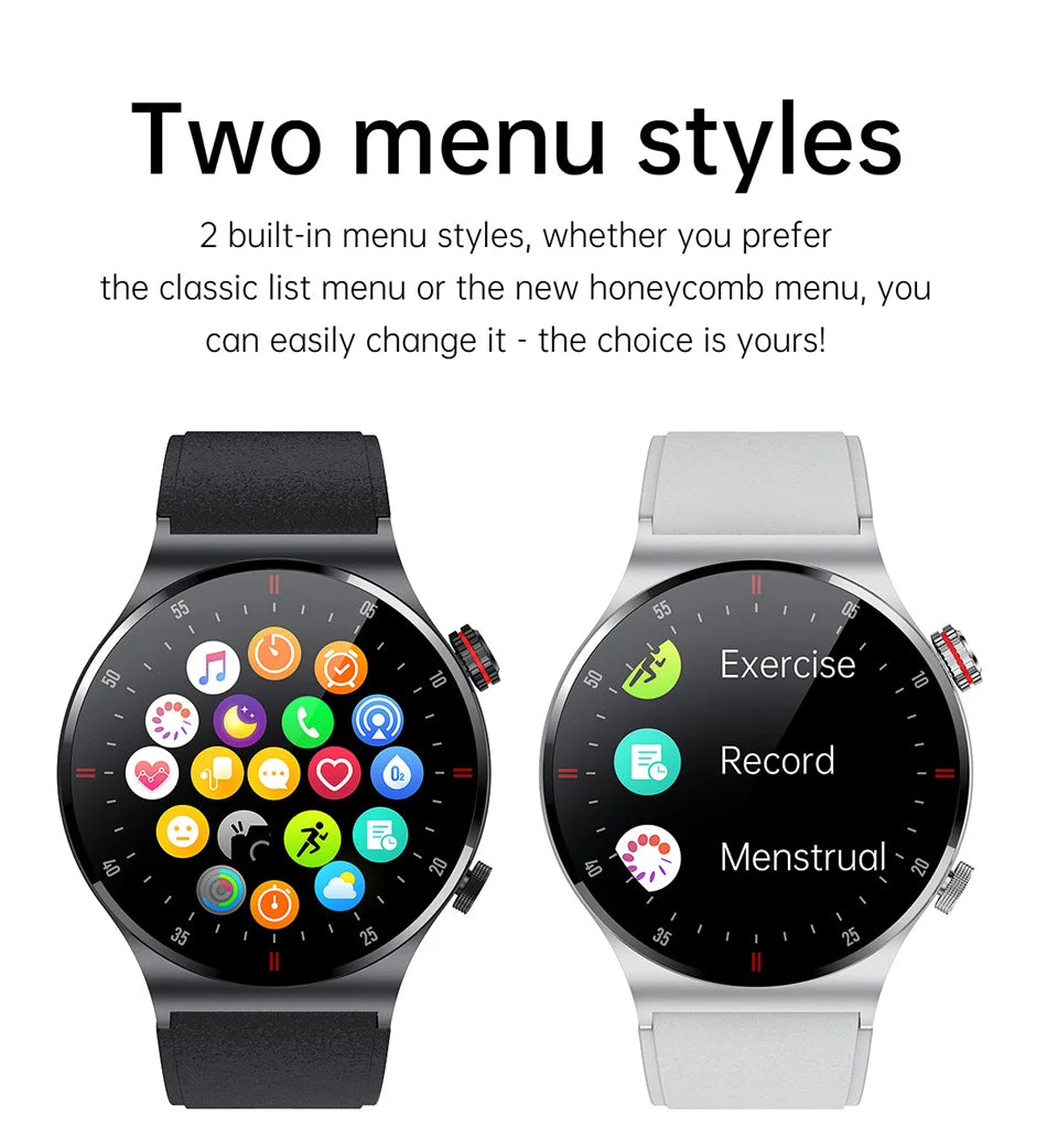 Men's Smart Watch – GPS | Bluetooth Calling | ECG Heart Monitor | Waterproof