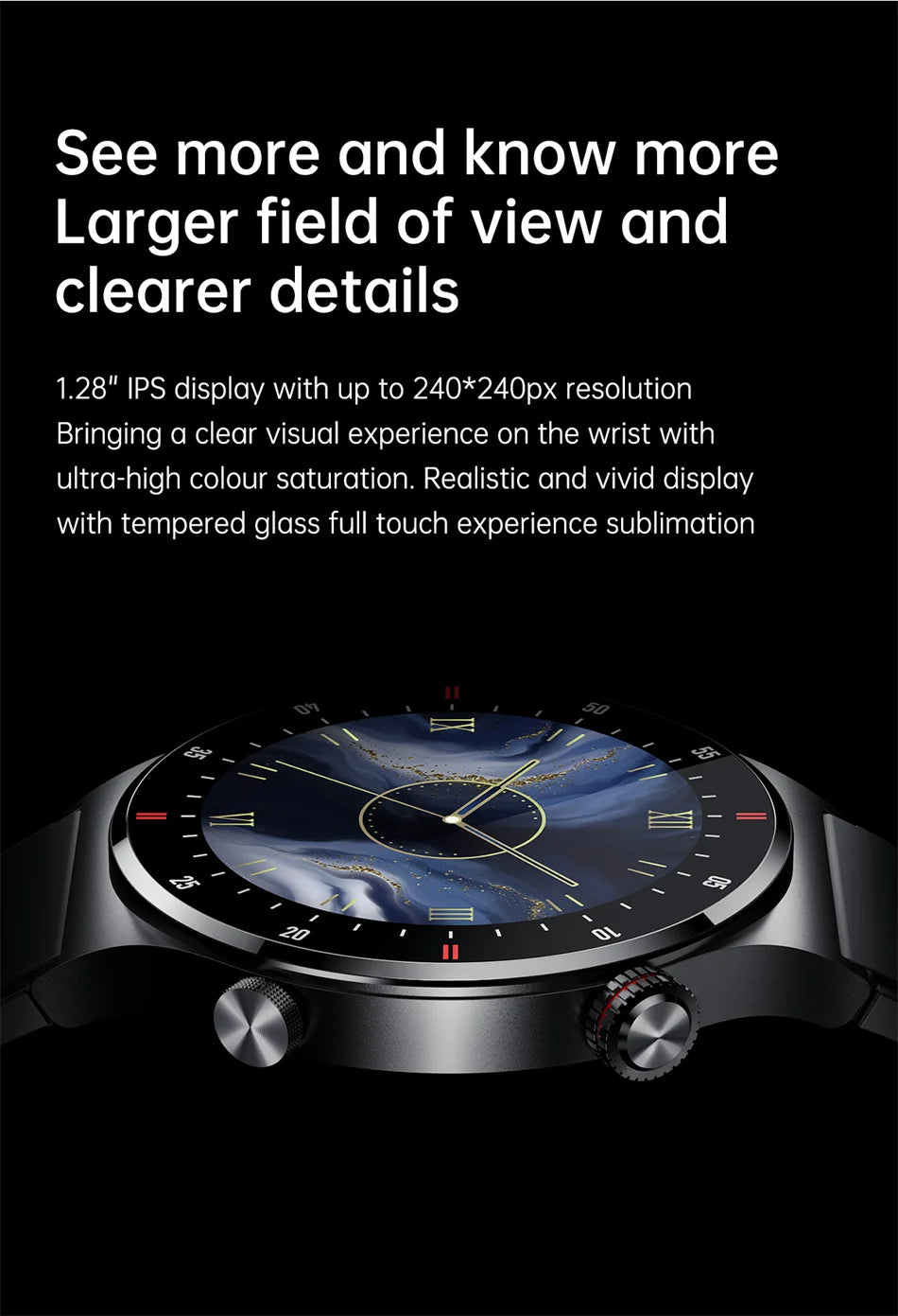 Men's Smart Watch – GPS | Bluetooth Calling | ECG Heart Monitor | Waterproof