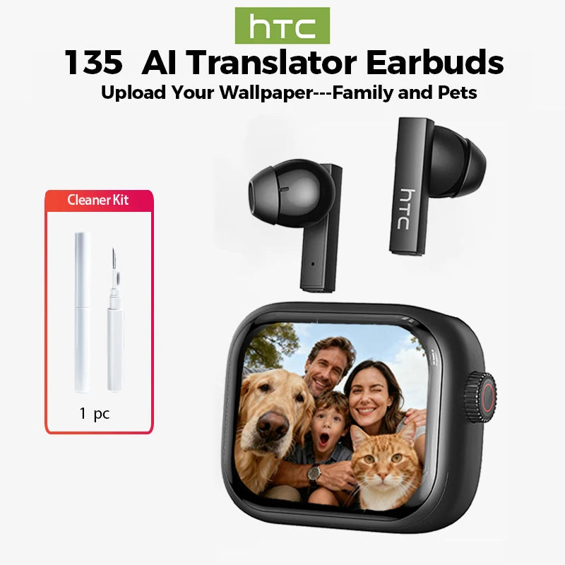 HTC NE40 AI Translator Earphones – Bluetooth | 40H Battery | 144 Languages