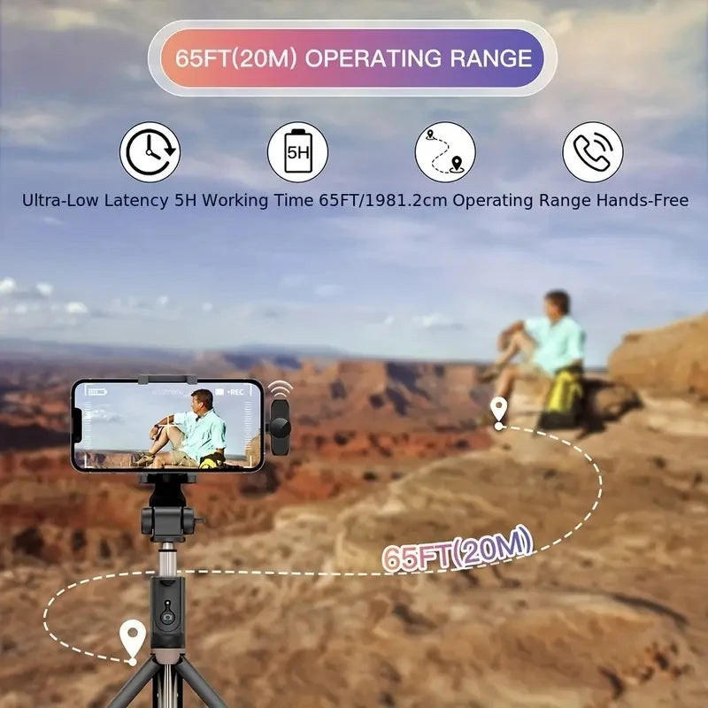 Mini Wireless Lavalier Microphone – For iPhone & Android | Plug & Play