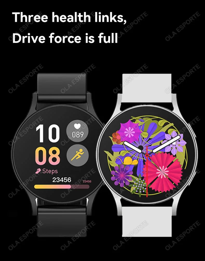 Women's Smart Watch – Bluetooth Calling | Heart Rate & Sleep Monitor | Waterproof